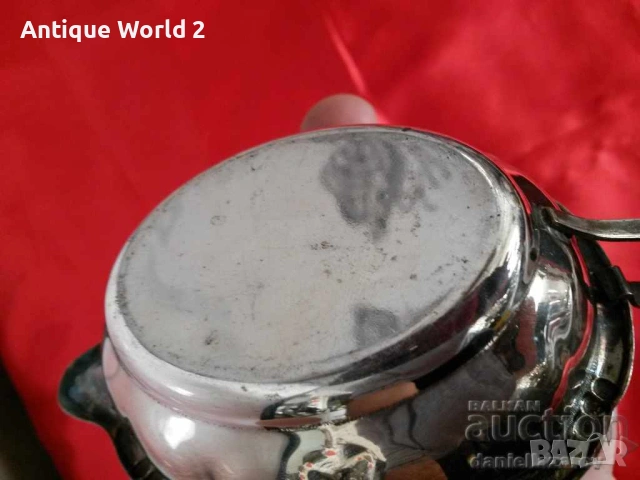 Стар ПОСРЕБРЕН АРТ ДЕКО Сет за Сосове, снимка 5 - Антикварни и старинни предмети - 53231153