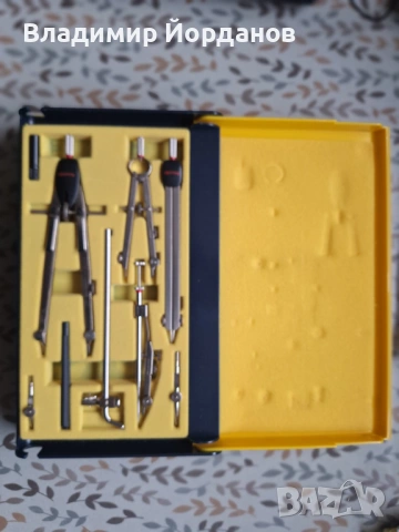 пълен комплект пергели на Rotring-werke Riepe KG Hamburg, снимка 4 - Ученически пособия, канцеларски материали - 53328523