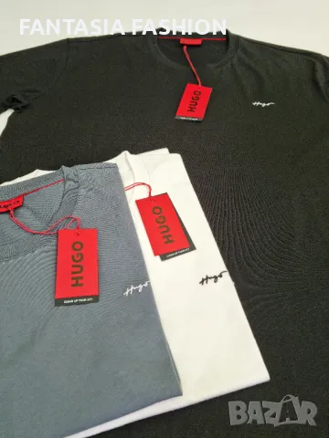 Мъжки Тениски Hugo Батал 4XL, снимка 2 - Тениски - 49986523