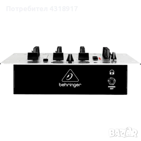 DJ миксер Behringer DX626, 3 канала, сив, снимка 4 - Ресийвъри, усилватели, смесителни пултове - 52640304