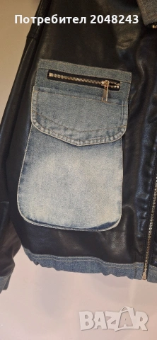 кожено яке, снимка 2 - Якета - 54088193