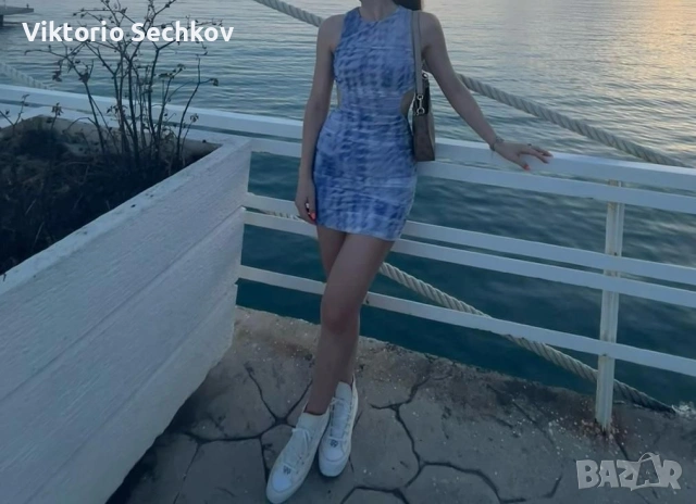 Рокля по тяло от Зара , снимка 2 - Рокли - 53927216