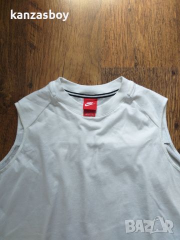 Nike Sportswear Bonded Tank White - страхотен дамски потник Л, снимка 4 - Потници - 45438953