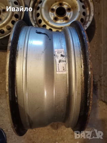 Продавам 4 броя железни джанти за ауди пасат , снимка 3 - Гуми и джанти - 52943055