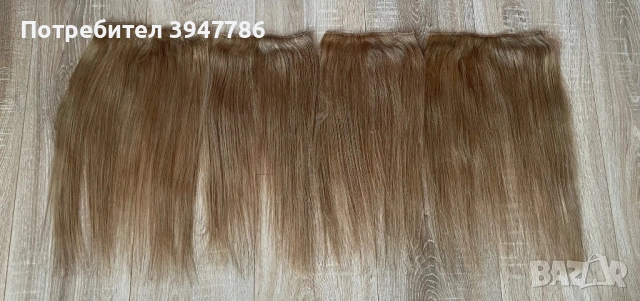 Екстеншъни от естествена коса, снимка 4 - Аксесоари за коса - 53743823