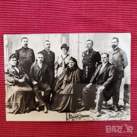 Две стари картички, снимки на Вазовото семейство. , снимка 3 - Колекции - 52456232