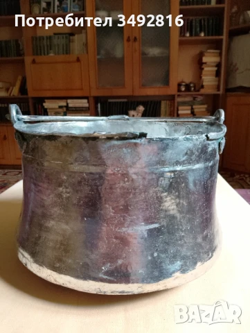 Много старо медно котле , снимка 3 - Антикварни и старинни предмети - 50919895