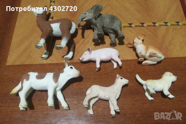  Schleich фигурки на животни за колекция 7 бр., снимка 3 - Колекции - 53131129