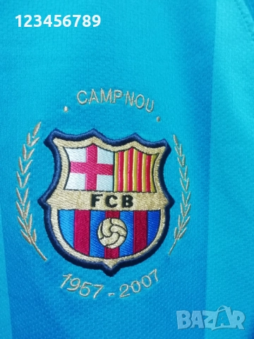 Barcelona Messi 2007/2008 юбилейна оригинална тениска фланелка Меси Барселона екип , снимка 7 - Тениски - 52154716