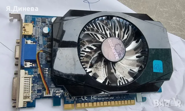 Видеокарта Gigabyte GV-N 730 2 GB, снимка 1 - Видеокарти - 47211641