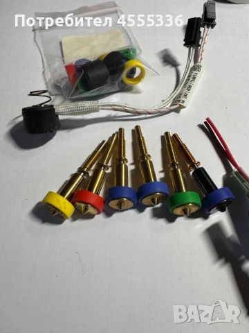 Revo E3D hotend and nozzles plus spares Рево хотенд комплект и дюзите за 3д принтер, снимка 2 - Друга електроника - 52616920