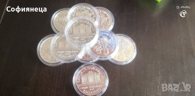 Виенска Филхармония 1 OZ 2024 унция инвестиционно сребро МИНТ, снимка 3 - Нумизматика и бонистика - 45591733