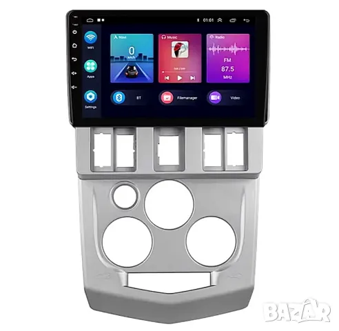 Мултимедия за Dacia Logan 1 L90, Logan, 04-10, Навигация, Android, Renault, DACIA, 2 DIN, двоен дин