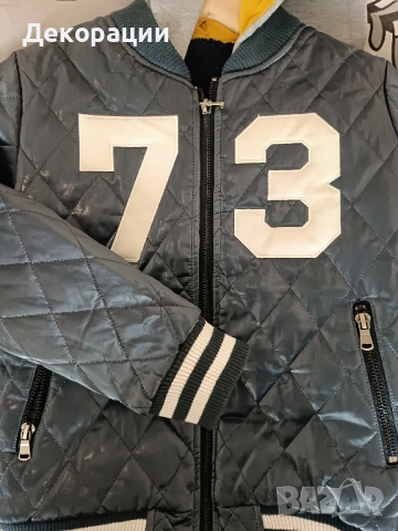 чисто ново детско ватирано яке с качулка , снимка 5 - Детски якета и елеци - 51843066