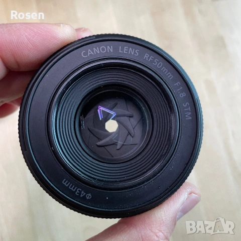 Canon RF 50mm/1.8 STM, снимка 3 - Обективи и филтри - 54264688