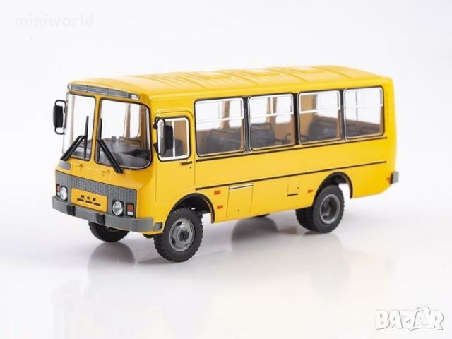 ПАЗ-3206 градски автобус 1995 - мащаб 1:43 на Наши автобуси моделът е нов в блистер, снимка 4 - Колекции - 45950725