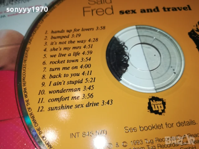 RIGHT SAID FRED CD-MADE IN GERMANY 0907251639, снимка 14 - CD дискове - 50964317