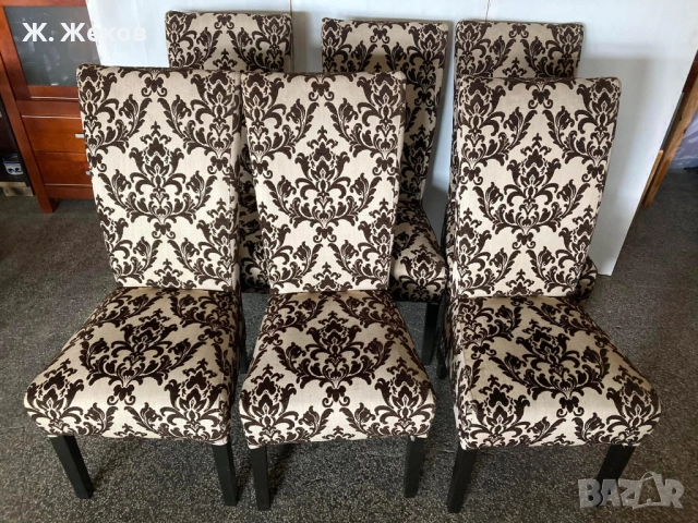 Шест трапезни стола, снимка 2 - Столове - 52408447