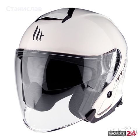 Мото каска Mt Helmets Thunder 3 jet, снимка 1 - Аксесоари и консумативи - 46319715