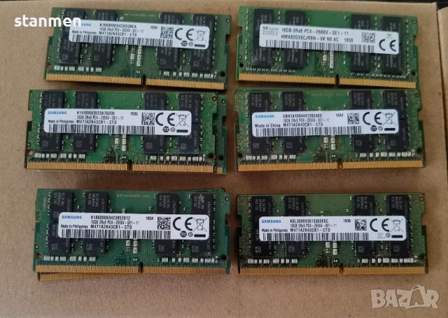 Продавам RAM памет 16GB за лаптопи и PC , снимка 1 - RAM памет - 45768208