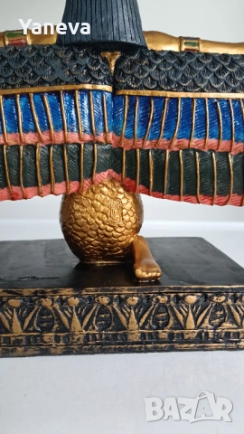 Изида, древноегипетска богиня  на майчинството , семейството покровителка на магията и лечението , снимка 5 - Статуетки - 53890461