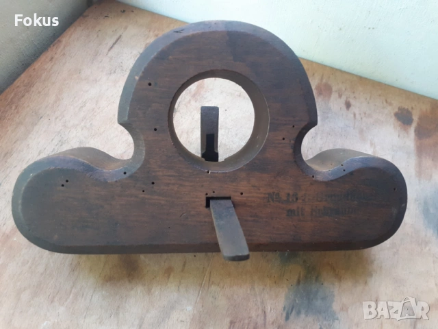 Старо антикварно ренде, дърводелски инструмент, примитив