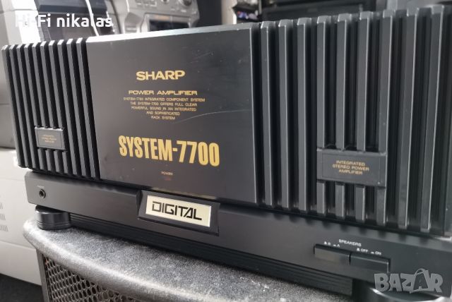 стъпало стерео усилвател SHARP SYSTEM - 7700, снимка 2 - Ресийвъри, усилватели, смесителни пултове - 45094922