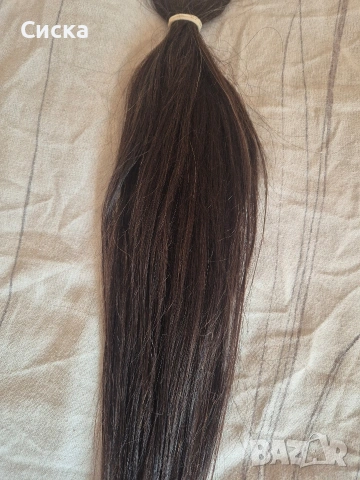 естествена коса стикери, снимка 2 - Аксесоари за коса - 54122782
