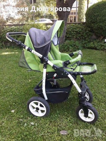 Бебешка количка 3 в 1 S-MAX KIWI - RETRUS, снимка 4 - Детски колички - 46305577