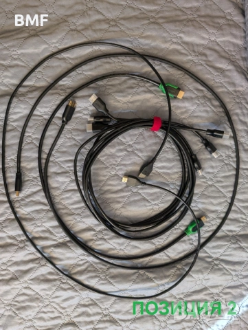 Качествени кабели аудио RCA, видео HDMI, мрежови LAN patch, снимка 4 - Други - 53115815