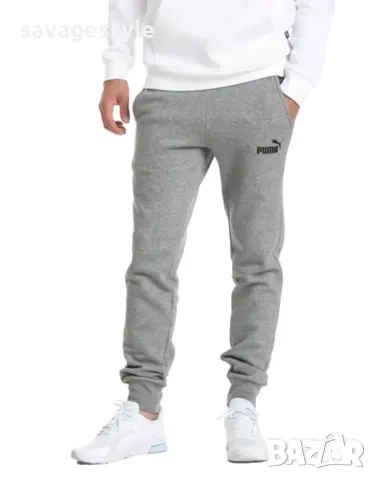 Спортно долнище PUMA Ess Logo Pant Grey, снимка 1 - Спортни дрехи, екипи - 49217735