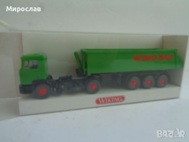 WIKING H0 1/87 MAN ГОНДОЛА САМОСВАЛ КАМИОН МОДЕЛ КОЛИЧКА, снимка 3 - Колекции - 45993398