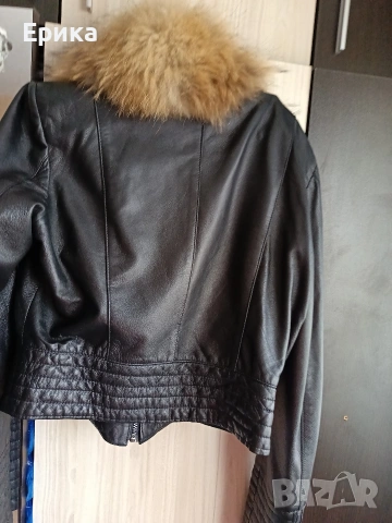 Кожено яке естествена кожа , снимка 4 - Якета - 53707037