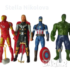 	Играчка герои Отмъстителите 4бр светещи с оръжия
