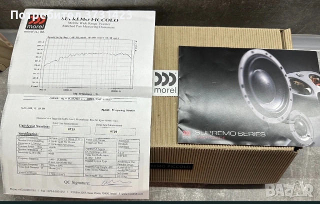 Morel Supremo Piccolo, снимка 3 - Тонколони - 54022847