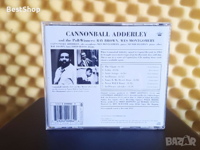 Cannonball Adderley & The Poll - Winners, снимка 2 - CD дискове - 46170348