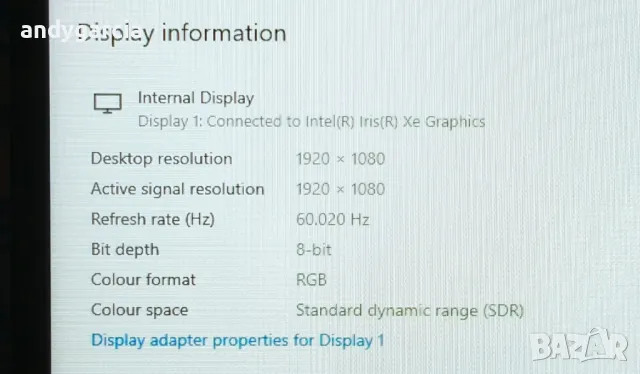 17.3 FHD IPS 100% sRGB/Intel Core i5-11300H/16GB RAM/256GB SSD NVMe/PC Specialist Clevo NS70MU, снимка 16 - Лаптопи за работа - 47171435