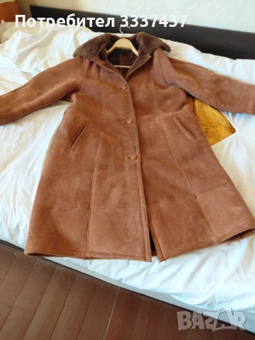 Дамски кожух от агнешка кожа