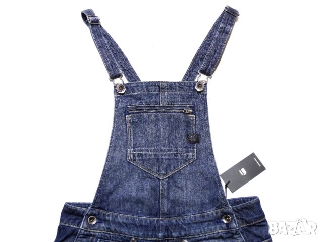 Нови G-star Raw Midge Short Overall WMN Дамски Къс Дънков Гащеризон , снимка 5 - Гащеризони - 45224189