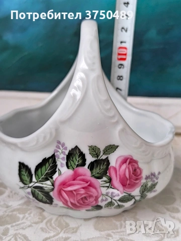 Порцеланова кошничка KPM, снимка 6 - Колекции - 53488436