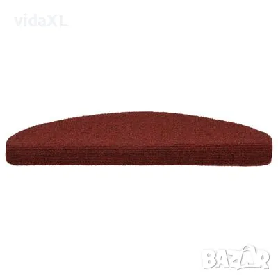 vidaXL Самозалепващи стелки за стъпала, 10 бр, червени, 65x21x4 см（SKU:149707）, снимка 4 - Други - 49258456