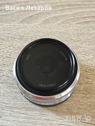Обектив SONY E 16mm f2.8 за SONY E-MOUNT , снимка 3 - Обективи и филтри - 53594601