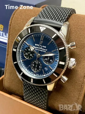 Breitling Superocean Heritage II B01 Chronograph 44mm Steel Blue Dial Ceramic Различни Варианти, снимка 4 - Мъжки - 47999776