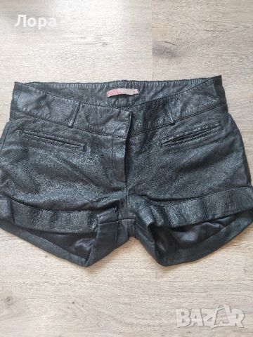 Дамски панталонки естествена кожа , снимка 1 - Къси панталони и бермуди - 46471994