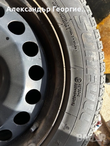 Продавам стоманени джанти с гуми за VW, снимка 5 - Гуми и джанти - 53773811