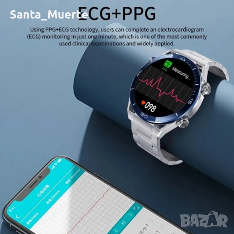 Стилен мъжки смарт часовник LIGE 2024 Smartwatch
, снимка 6 - Смарт часовници - 44969539