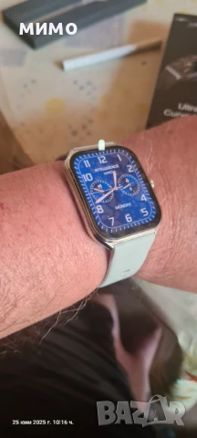 Тънък Smart watch с извит дисплей, снимка 6 - Смарт гривни - 50798187