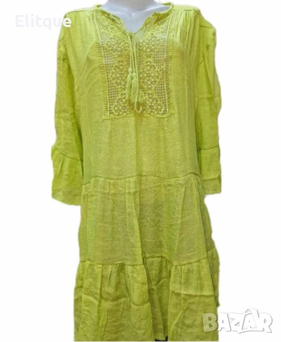 Свежарска плажна туника с пискюли, снимка 2 - Туники - 52854126