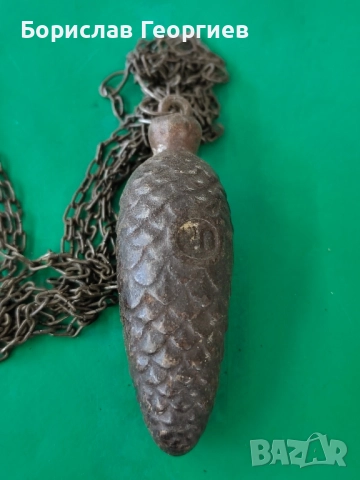 Тежест за стенен часовник с кукувица шишарка, снимка 2 - Антикварни и старинни предмети - 51754232