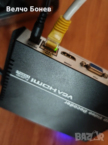 HD Video Decoder – HDMI + VGA изход, LAN, H.265/H.264, снимка 4 - Други - 53342402